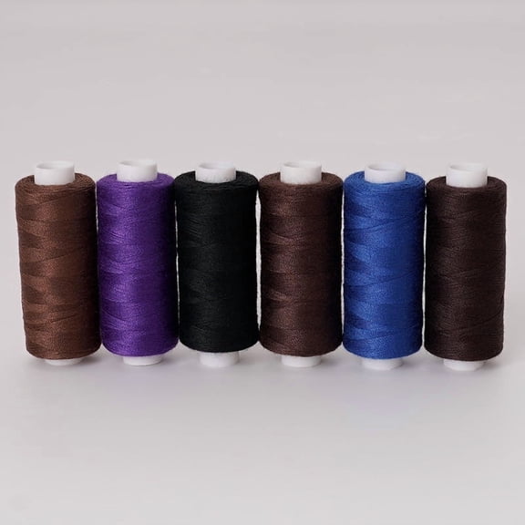 XmhyTop-A Quilting Thread 6-Piece Set, Durable Polyester Hand Quilting Thread, Suitable for Home Professional Quilting Projects, Essential Sewing Supplies,T16