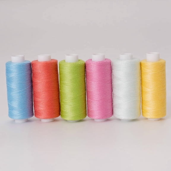 XmhyTop-A Quilting Thread 6-Piece Set, Durable Polyester Hand Quilting Thread, Suitable for Home Professional Quilting Projects, Essential Sewing Supplies,T19