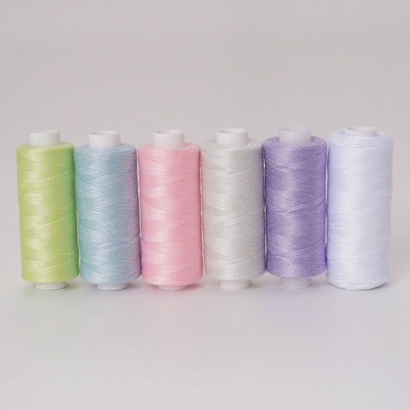 XmhyTop-A Quilting Thread 6-Piece Set, Durable Polyester Hand Quilting Thread, Suitable for Home Professional Quilting Projects, Essential Sewing Supplies,T04