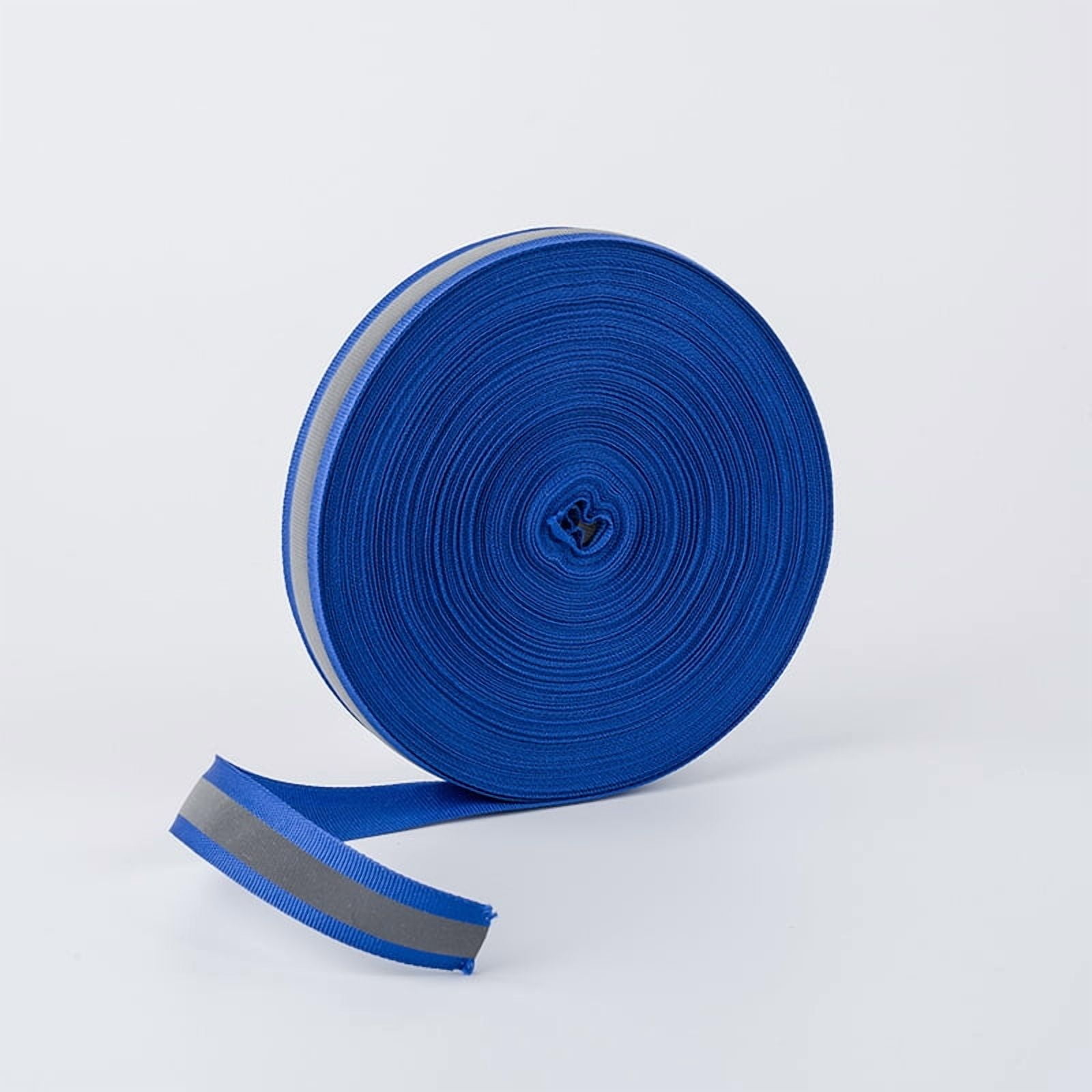 XmhyTop-A Reflective Ribbon Reflective Tape,Reflective Webbing,109 Yard Polyester Ribbon for Arts Crafts,Sewing Safety Decoration,Dark Blue