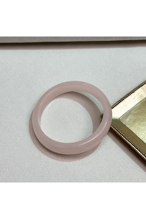 -A Resin Bracelet 1 Pc Statement Bangle, Mottled Resin Bracelet, Party Bracelet for Daily Wear Special Occasions,Pink