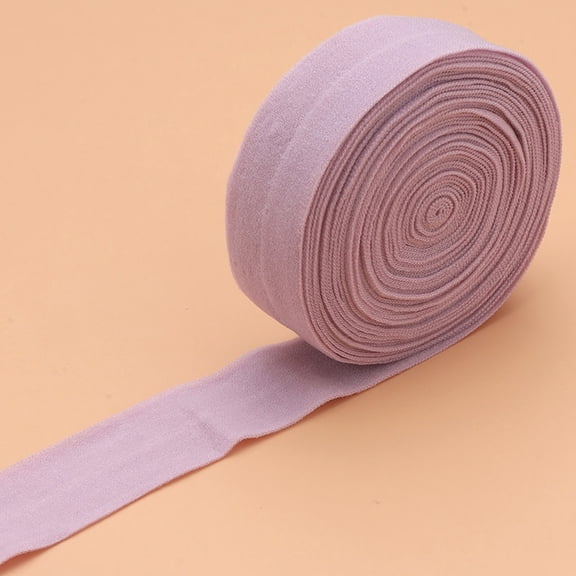 XmhyTop-A Ribbons 10 Yards Fold Over Elastic,Sewing Elastic,Stretch Elastic Ribbon,Craft Elastic Band for Hair Bow DIY Crafts,Light Purple