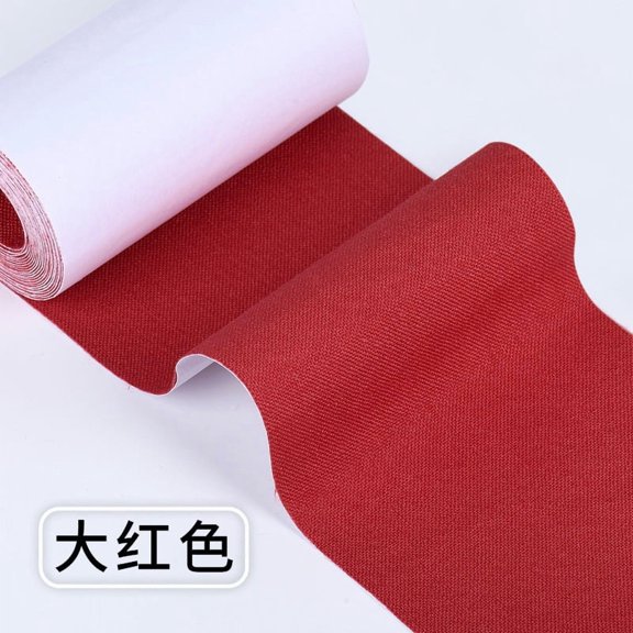 XmhyTop-A Self-Adhesive Fabric Tape, Wear-resistant Fabric Repair Patch for Clothes Furnishings, No Sew Clothing Repair Tape, Multi-purpose Upholstery Patch Roll, 1 pcs,30200cm,Red
