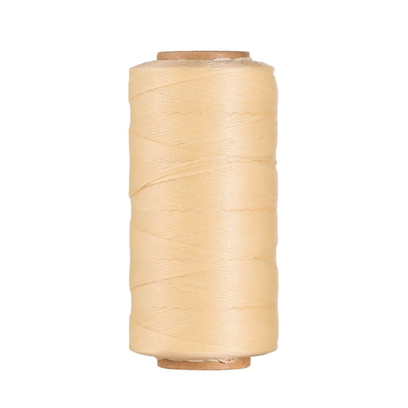 XmhyTop-A Sewing Waxed Thread Flat Waxed Thread for Leather Craft, DIY Wax String, Hand Stitching Repair, 2 Pcs,W09