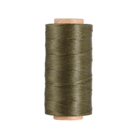XmhyTop-A Sewing Waxed Thread Flat Waxed Thread for Leather Craft, DIY Wax String, Hand Stitching Repair, 2 Pcs,W40
