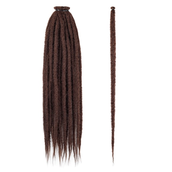 XmhyTop-A Single Dirty Braid Hair Extensions 24in Felt Dirty Braid Wig Braid, Low-Temp Fiber Braids for Costume & Daily Wear, 5pcs,Style B02