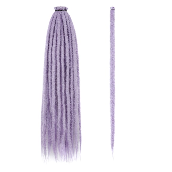XmhyTop-A Single Dirty Braid Hair Extensions 24in Felt Dirty Braid Wig Braid, Low-Temp Fiber Braids for Costume & Daily Wear, 5pcs,Style B11