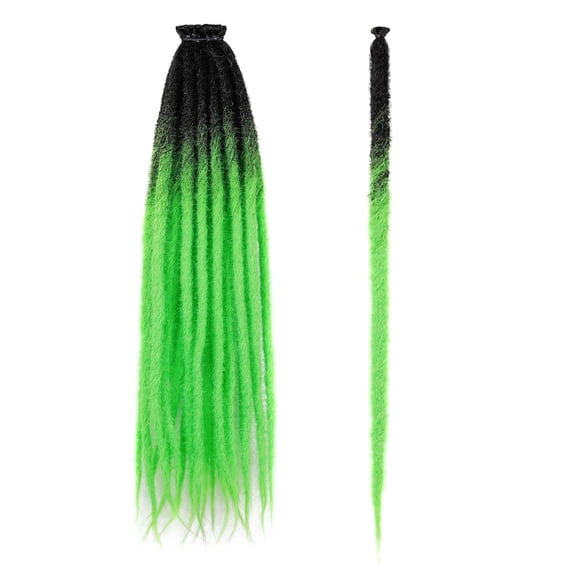 XmhyTop-A Single Dirty Braid Hair Extensions 24in Felt Dirty Braid Wig Braid, Low-Temp Fiber Braids for Costume & Daily Wear, 5pcs,Style B23