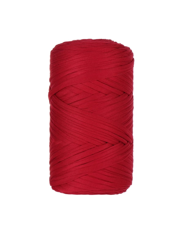 -A T-Shirt Yarn, 400g Chunky Yarn - Premium Fabric Yarn for Crochet, Ideal T-Shirt Yarn for Tote Bags & Crafts, Soft Chunky Knitting Yarn for Cushions,T02