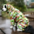 thumbnail image 1 of XmhyTop-A Waterproof Dog Raincoat, Lightweight Pet Rain Clothes with Poncho Hood (6XL, A06), 1 of 2