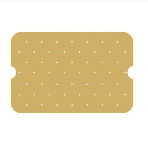 XmhyTop Air Fryer Liners Disposable 100pcs Air Fryer Parchment Paper Liners for Grill Accessories Perforated Rectangle Airfryer Liner Sheets,Khaki