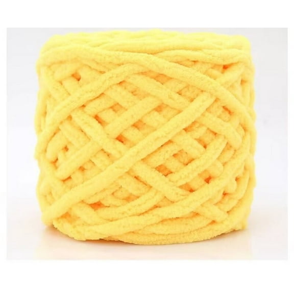 XmhyTop Chunky Yarn, Super Soft Acrylic Bulky Thick Washable Yarn for Arm Knitting DIY Handmade Blankets Scarf Sweater Cream About 100g(A23)