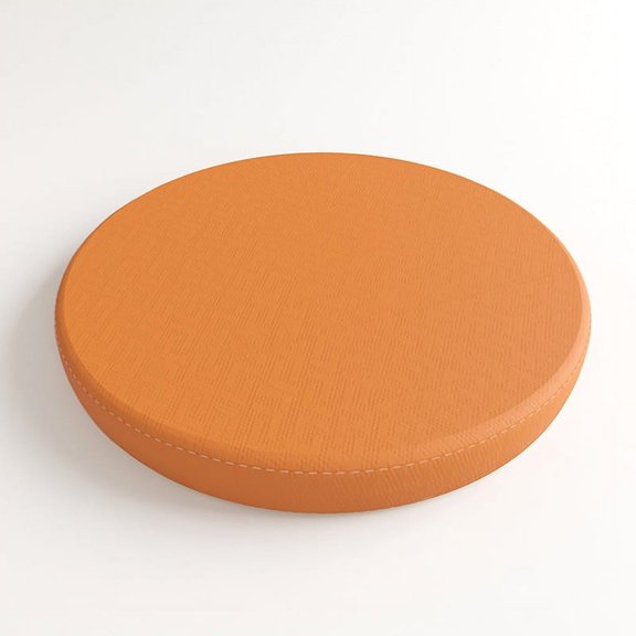 XmhyTop Compact Thick Comfort Square Cushion, 13.77*13.77*1.77inch, Versatile for Garden, Terrace, Kitchen & Office,Orange