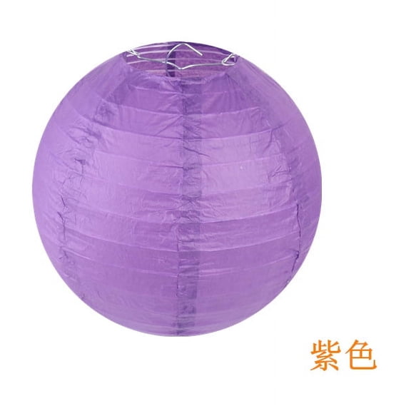 XmhyTop Decorative Hanging Paper Lanterns, Multi-Purpose Indoor & Outdoor Home, Party, Event & Festival Decor(Deep purple,12pcs)