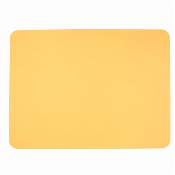 XmhyTop Dining Placemats, 6 Pack Light yellow Placemats, 40*30cm ) Silicone Table Mats, Waterproof, Heat Resistant, Easy to Clean, Ideal for Kitchen Dining Table Decor, Durable Table Place Mats
