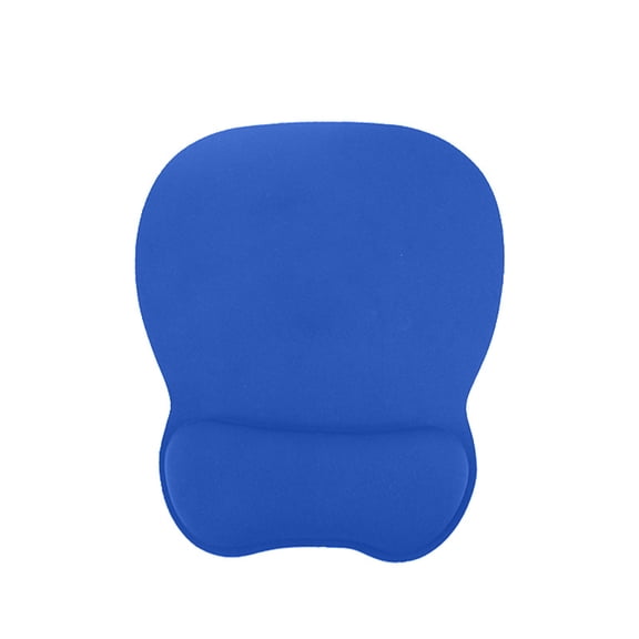 XmhyTop Ergonomic Mouse Pad with Gel Wrist Support, Comfortable Mousepad with Smooth Wrist Rest Surface and Non-Slip PU Base for Pain Relief, Computer, Laptop, Office & Home, 9.6*8.4in,Blue