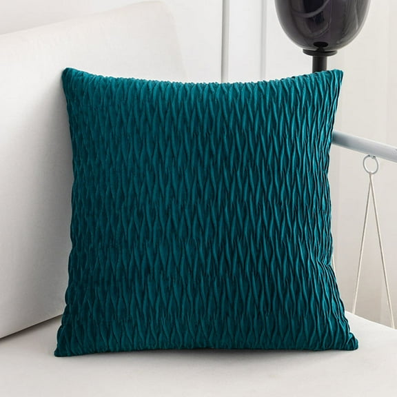 XmhyTop Large Decorative for Couch. 50*50CM Dark greenVelvet Throw Pillow with PP Cotton Filling, 1 Pcs - Ideal Accent Pillow for Living Room, Bedroom, Adding Elegance to Your Space, Perfect Pillow