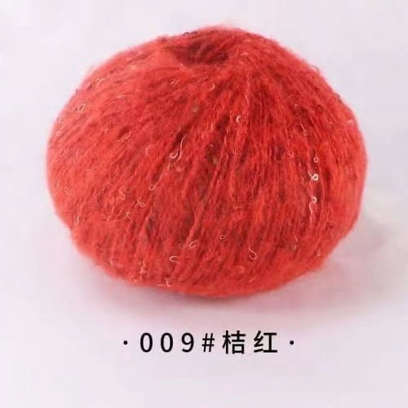 XmhyTop Light Worsted Yarn Craft 2Roll, 262yds/100g，Super Soft Fluffy Blend for Knitting and Crocheting Multicolor Hats, Shawls, Garments, Blankets，Red