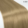 thumbnail image 1 of XmhyTop Long Straight Braided Ponytail Extension with Integrated Elastic Tie, Jet Black Wrap-Around Braid Design - Soft Synthetic Hair Piece for Women’s Daily Styling，Dark Blonde, 1 of 2