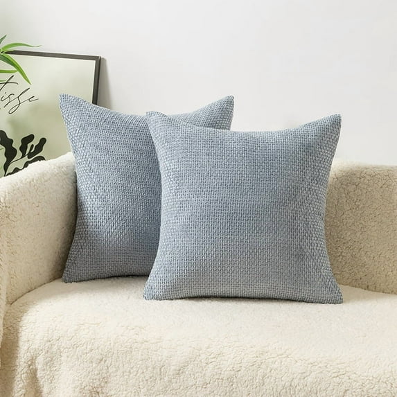 XmhyTop Silver Decorative Pillow 40*40cm - Soft Chenille Sofa Pillow, , 1 Piece, Cozy Chenille Cover with PP Cotton Filling - Ideal Sofa Cushion & decorative pillows for bedroom