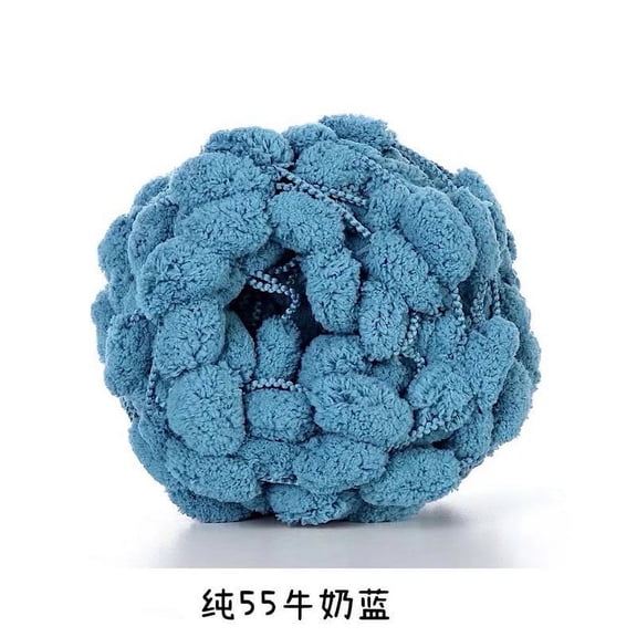 XmhyTop Soft Plush Wool Acrylic Fancy Loop Yarn for Doll Hair Making,Crochet Knitting,Needle Felting Doll Hair | Curly Hair Coils of Wool Felt Carded Sheep Wool,Roving,Fiber,100gA262