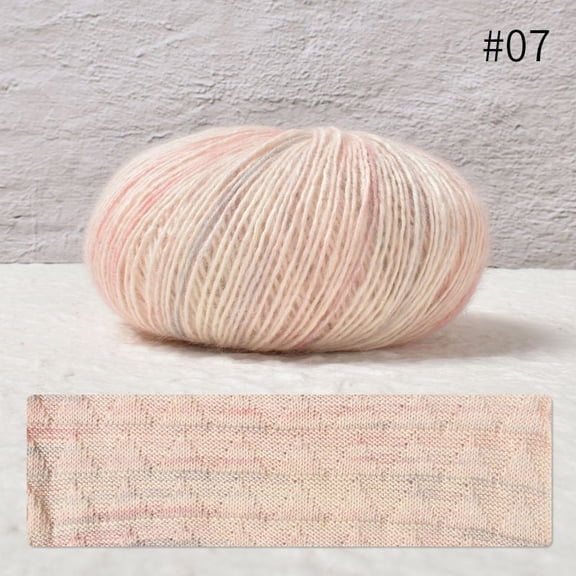 XmhyTop Soft Plush Wool Acrylic Fancy Loop Yarn for Doll Hair Making, Knitting,Needle Felting Doll Hair(100gA208)
