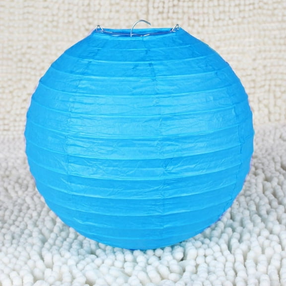 XmhyTop Stylish Hanging Paper Lanterns, All-Occasion Indoor/Outdoor Decor for Home, Garden, Parties & Celebrationsblue6pcs