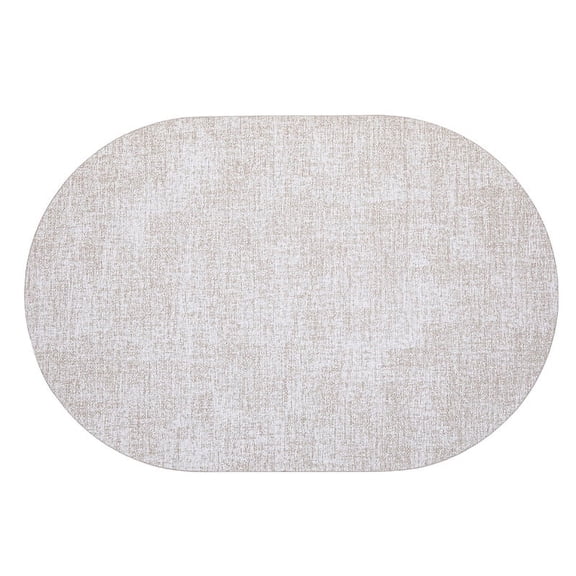 XmhyTop Table Place Mats, Placement Mats,Off-white, 43*30cm Size, 2 Premium Leather Heat Resistant Placemats, Stylish Table Mats for Dining & Daily Use