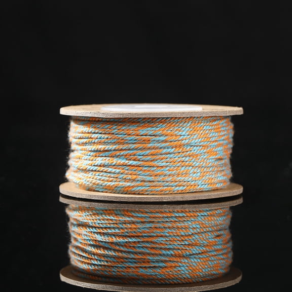 XmhyTop Twisted Cord Rope Decorative Cord Trim Rope for Crafts-1.2mm,2pcs,A01