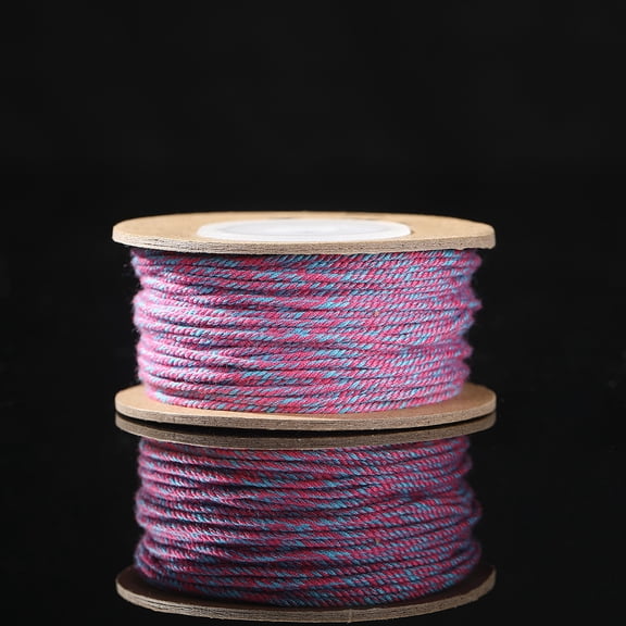 XmhyTop Twisted Cord Rope Decorative Cord Trim Rope for Crafts-1.2mm,2pcs,A09