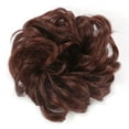 thumbnail image 1 of XmhyTop Wavy Curly Messy Bun Hair Piece for Women, Elastic Band Scrunchie, Fluffy Stretchy Chignon, Quick & Easy Updos for Daily & Party Styles,E, 1 of 2