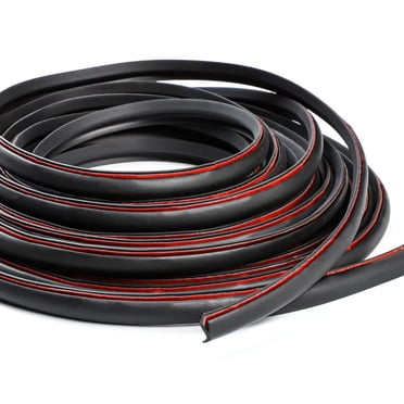 34 Ft T-Style Fender Flare Rubber Seal – Universal Edge Trim For Car & Truck Wheel Wells, Self-Adhesive
