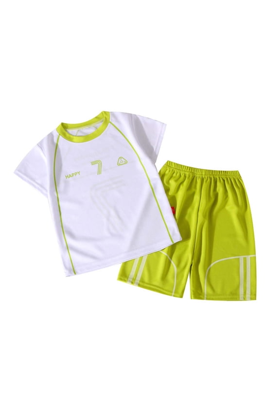 Baby Boy Outfits Shorts Set Long Sleeve Quick Dry Thin Ball Uniform Relaxed Clothes Sets Clothing Suits