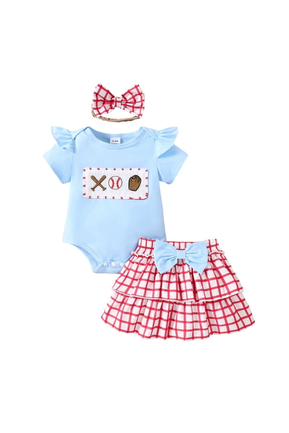 Baby Girl Outfits Skirts Set Streetwear Baggy Rugby Cosie Relaxed Hairband Clothes Sets Clothing Suits