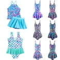 thumbnail image 1 of Xmyrz Baby Swimsuit Girl One Piece Swimwear Bathing Suits Tankinis Breathable Trendy Beach Likable Scale Print Cute Bikinis Comfortable Slim Fit, 1 of 5