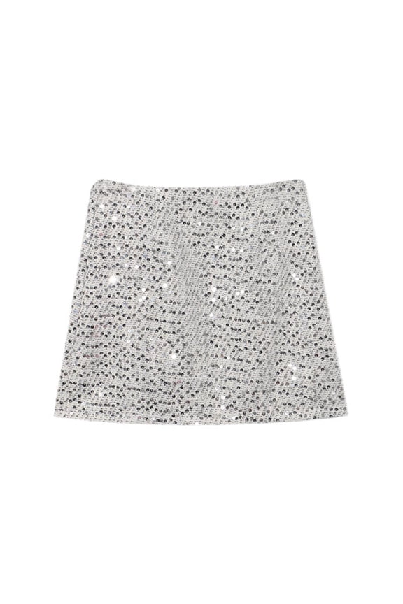 Carnival Sequin Skirt For Women Mini Skirt Slim Fit Hottie Comfortable Bright Baggy Holiday Skirts High Waist Cute Skirts