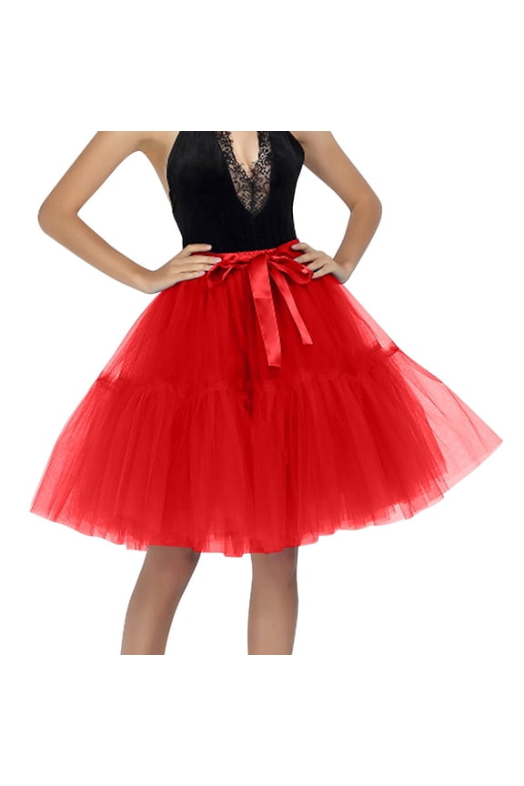 Carnival Tulle Skirts For Women Tutu Skirt Faddish Solid Handmade Performance Mesh Mini Skirt Belt Holiday Skirts Cute Skirts