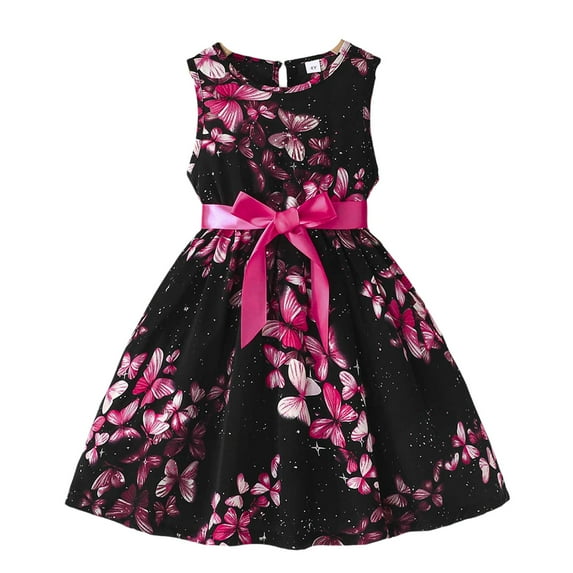 Xmyrz Dresses For Teens Girls Vacation Dresses Soft Loose Sleeveless Weekend Butterfly Starry Sky Casual Dresses Going Out Dresses Cute Dresses