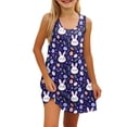 thumbnail image 1 of Xmyrz Easter Dresses For Girls Bunny Sleeveless Mini Dresses Leisure Egg Skin-Friendly Casual Dresses Going Out Dresses Cute Dresses, 1 of 8
