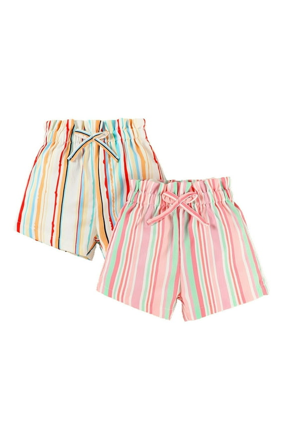 Girls Shorts Summer Shorts Comfortable Hanging Out Faddish Simple Striped High Waisted Shorts Cute Shorts