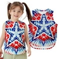 thumbnail image 1 of Xmyrz Girls Tank Tops Curved Hem Sleeveless Tie Dye Vest Star Tunic Top Going Out Tops Boys Cute Tops Summer Tops Blouse, 1 of 3