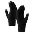 thumbnail image 1 of Xmyrz Gloves For Women Cold Weather Screen Gloves Fleece Thickened Riding Knitted Wool Comfortable Warm Gloves Mittens, 1 of 5