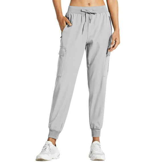 Xmyrz High Waisted Pants Women Cargo Pants Running Outdoor Quick Dry Thin Jogging Sports Recreation Lounge Trousers Casual Trouser