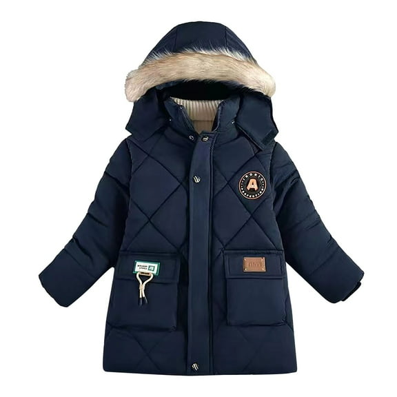 Xmyrz Jackets For Girls Daily Life Comfortable Leisure Thickened Stylish Simplistic Long Sleeve Outerwear Jacket Outerwear Coat
