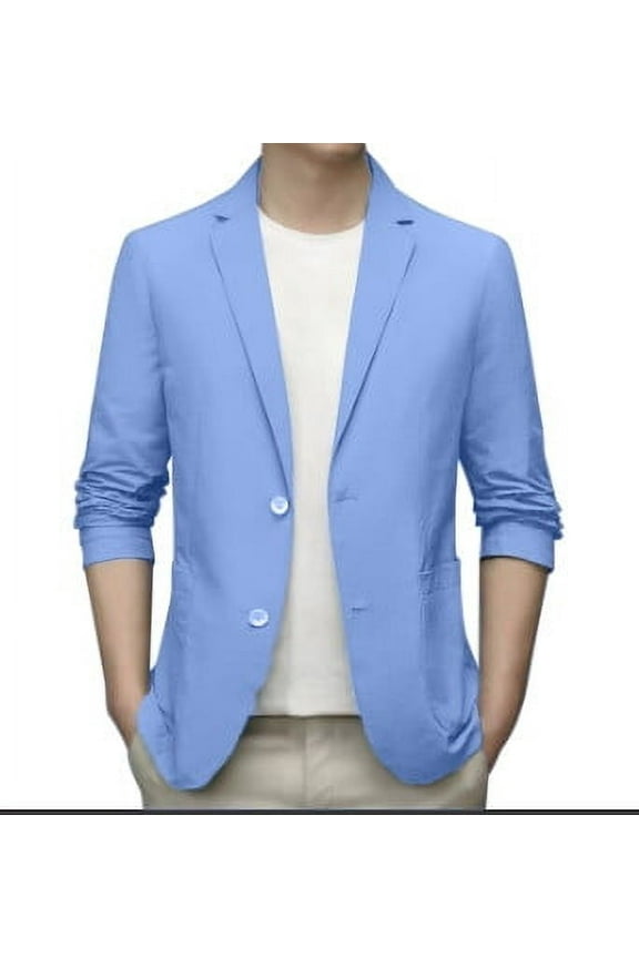 Jackets For Men Large Size Breathable Comfort Brief Long Sleeve Business Thin Suit Jacket Men'S Coats Outerwear Jacket