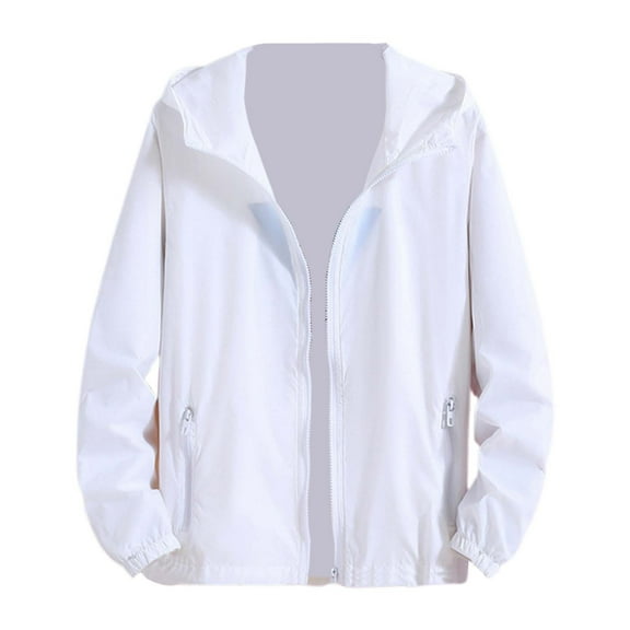 Xmyrz Jackets For Men Plus Size Windbreaker Zipper Outdoor Long Sleeve Couple Sports Windproof Top Coat Outerwear Jacket