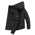 thumbnail image 1 of Xmyrz Jackets For Men Winter Handsome Zipper Relaxed Fit Long Sleeve Large Size Hooded Men'S Coats Outerwear Jacket, 1 of 7