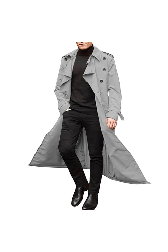 Lightweight Jacket Men Versatile Belt Recreation Cool Fitted Long Sleeve Outdoor Anoraks Men'S Coats Outerwear Jacket