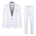 thumbnail image 1 of Xmyrz Men'S Pants Set Business Suit Set Lounge Suit Solid Leisure Slim Fit Large Size Color Block Outfit Sets Clothes Suit, 1 of 3