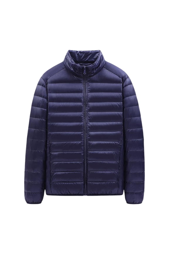 Mens Jacket Faddish Long Sleeve Brief Style Suitable Jacket Zipper Padded Top Coat Outerwear Jacket